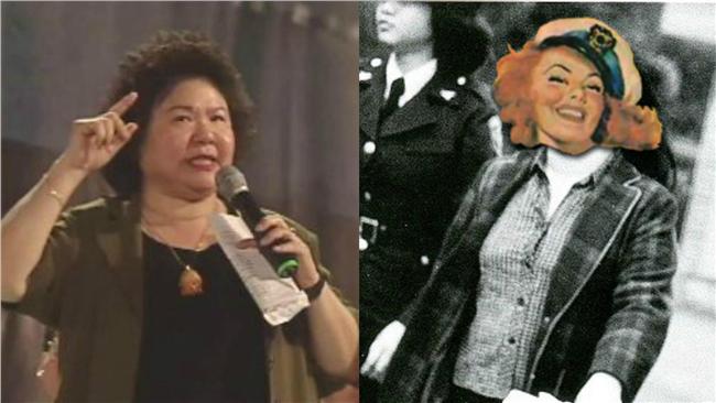 陳菊長髮照曝光　網友：民主界女神！