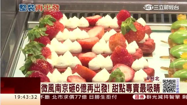 微風南京大改造　一樓賣甜點搶過路客