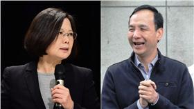 蔡英文,朱立倫▲合成圖／翻攝自蔡英文、朱立倫臉書