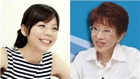 洪慈庸、洪秀柱（圖／取自臉書）