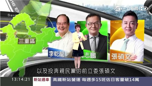 三重殺出張碩文　挑戰藍綠緊繃局面