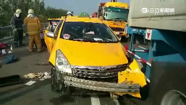 國道2死車禍影帶曝光　2車遭撞飛