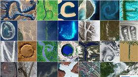 英文字母表
翻攝每日郵報
http://www.dailymail.co.uk/sciencetech/article-3378025/Spelling-SPACE-Nasa-expert-reveals-two-year-project-entire-alphabet-satellite-images.html