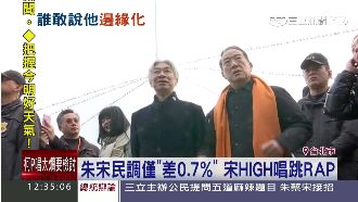 民調大幅攀升！宋楚瑜元旦嗨跳RAP