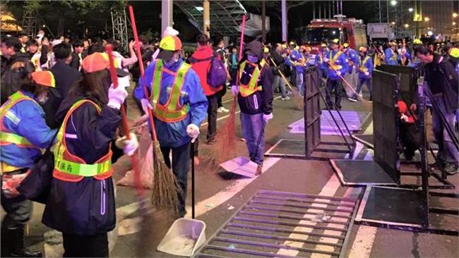 北市跨年夜　垃圾比去年少1.27噸