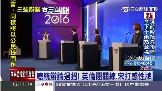 總統大選最後一辯　三強各有「王牌」