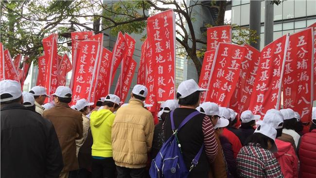總統辯論／場外聚集抗議民眾