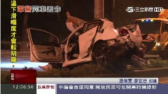 年輕警下班與友試車　疑競速自撞2死