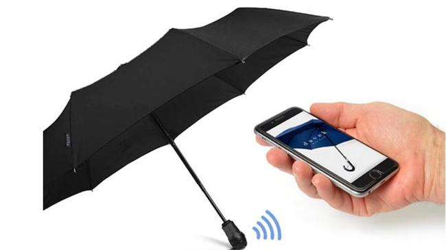 雨傘結合科技晶片　讓你不再忘記它