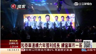 和泰銷售14連霸　獲利連6年創高