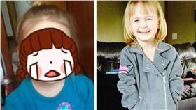 女童老妝－圖／翻攝自《每日郵報》