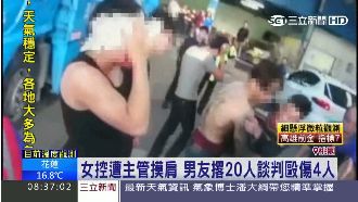 女控遭主管摸肩　男友撂人談判毆打