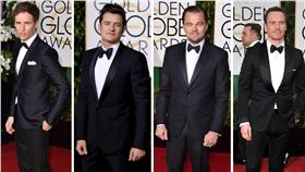 金球獎紅毯男星　圖／美聯社／達志影像