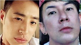 潘瑋柏為張善為打氣 組圖/左圖翻攝自潘瑋柏 Will Pan臉書、右圖翻攝自張善為臉書