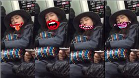 正妹,舌頭▲圖／翻攝自撼動娛樂網臉書