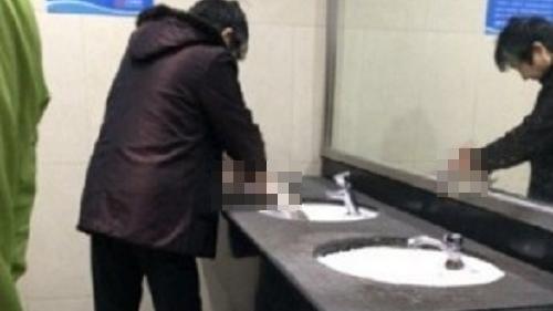 洗手台全是血　阿姨在廁所驚呆網友