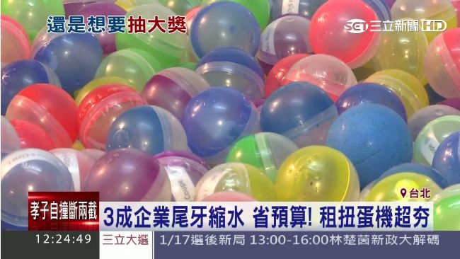 3成企業尾牙縮水　改租扭蛋機玩抽獎