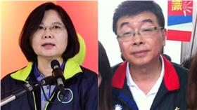 蔡英文,邱毅-翻攝自蔡英文、邱毅臉書