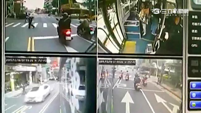 大馬路互槓！司機秀中指、騎士掏警徽
