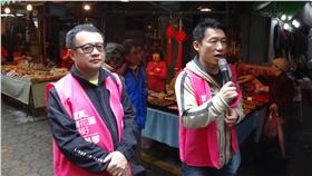 郭子乾幫蕭美琴助選拜票（圖／取自蕭美琴臉書）