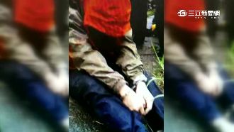 冷慘了！心虛跳河躲警　賊凍未條棄逃