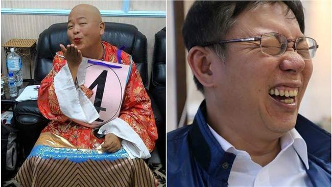 槓上柯文哲！他脫光揚言入主北市政府