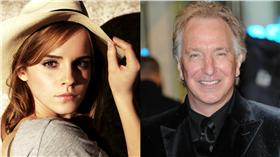 艾瑪華森,艾倫瑞克曼,哈利波特,妙麗,石內卜／臉書、達志影像／美聯社