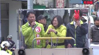 蔡英文一路向北　離開豐原大喊不捨