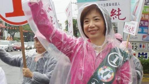 台中第七選區　民進黨何欣純宣布連任