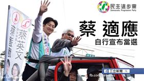 2016立委大選：民進黨蔡適應自行宣布當選