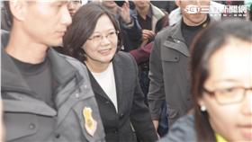 總統大選/蔡英文抵達現場/朱凱弘攝影