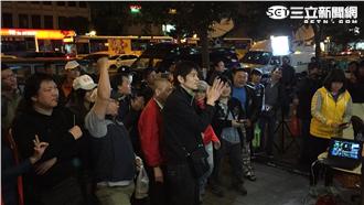 宋楚瑜票數突破一百萬　支持民眾歡呼