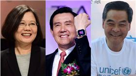 蔡英文、馬英九、梁振英／臉書