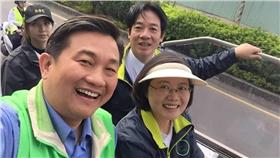 王定宇和蔡英文、賴清德自拍（圖／翻攝自王定宇臉書）