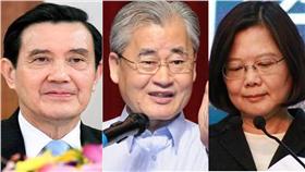 馬英九毛治國蔡英文_總統府、行政院臉書、蔡英文資料照