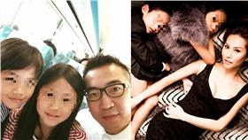 ▲洪曉蕾、王世均婚姻屢傳風波。（合成圖／翻攝自王世均臉書）