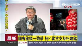 柯文哲挺柯建銘當國會龍頭立法院長