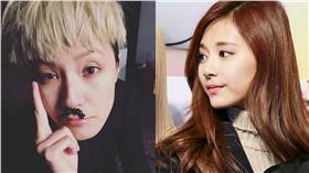 何韻詩、周子瑜▲合成圖／取自HOCC臉書、周子瑜韓國粉絲站