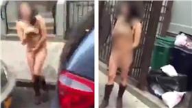 女子外遇被逼裸奔－圖／翻攝自《每日郵報》
