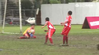 運動家精神！台灣小選手頂寒風比賽