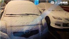 拉拉山下雪／巴陵派出所提供