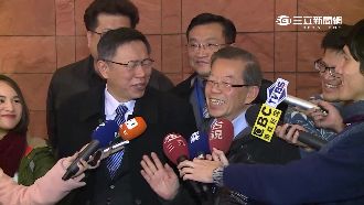 影／柯文哲、謝長廷訪日　竟喝醉賣萌