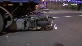 疑沒看到紅燈　騎士衝撞貨車釀死劫