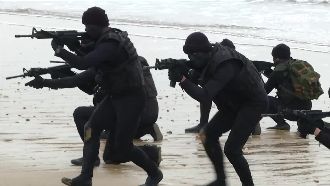 不要問你會怕！海龍蛙兵都這樣操練