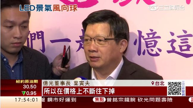 紅潮殺價競爭　億光：LED價有壓力