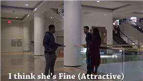 ▲街頭實驗顯示雙重標準。（圖／截取自Joey Salads臉書影片）
https://www.facebook.com/JoeySalads/videos/552697544897097/