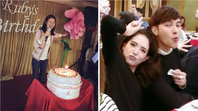 林心如生日派對　許瑋甯燦笑勾謝佳見