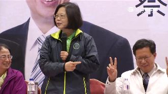 蔡英文謝票桃園　虧「胖周瑜」瘦了