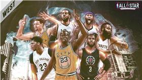 NBA明星賽西區替補（圖／取自NBA推特）