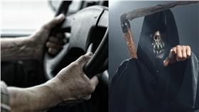 貨車,死角,死神▲合成圖／達志影像